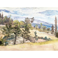 Marie Bracquemond Górski pejzaż — produkt cyfrowy do pobrania