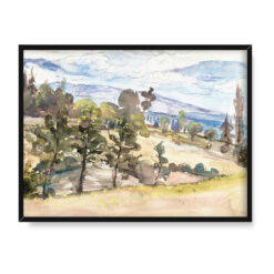 Marie Bracquemond Górski pejzaż 40×30