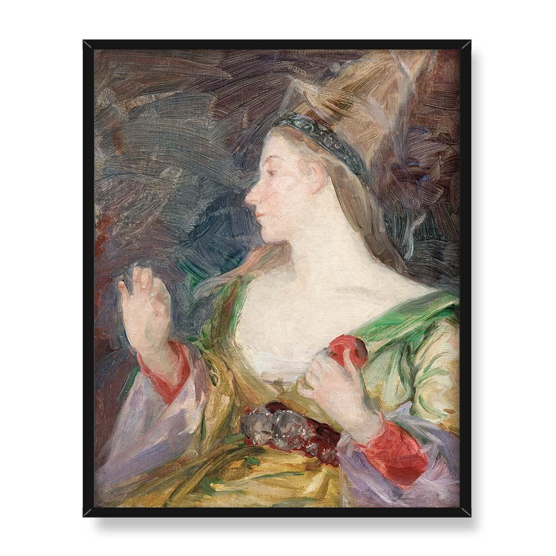 Marie Bracquemond Kobieta w henninie 40x50