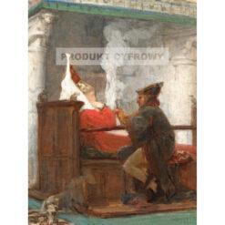 Marie Bracquemond Lektura szkic — produkt cyfrowy do pobrania