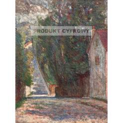 Marie Bracquemond Pejzaż z uliczką — produkt cyfrowy do pobrania