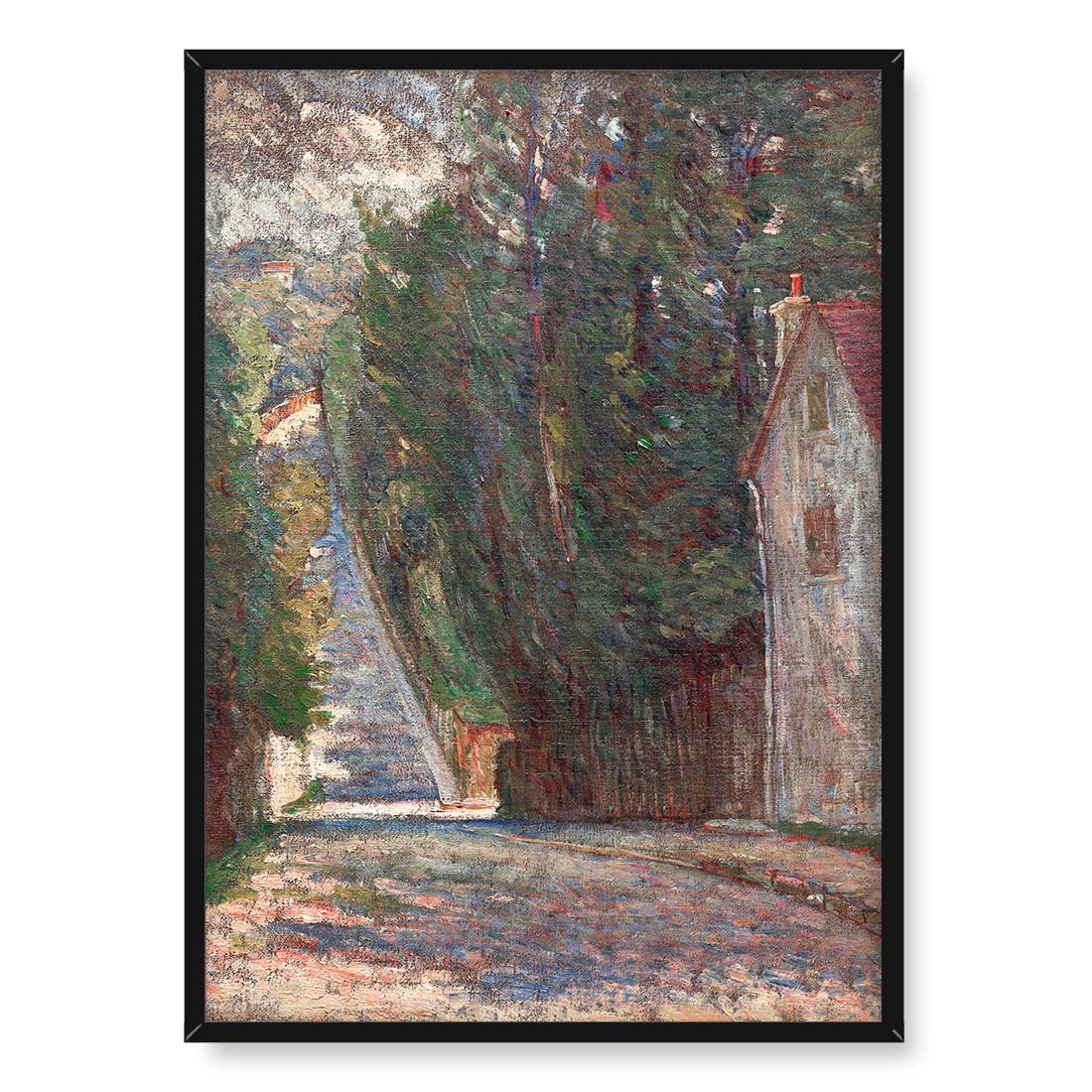 Marie Bracquemond Pejzaż z uliczką 50x70