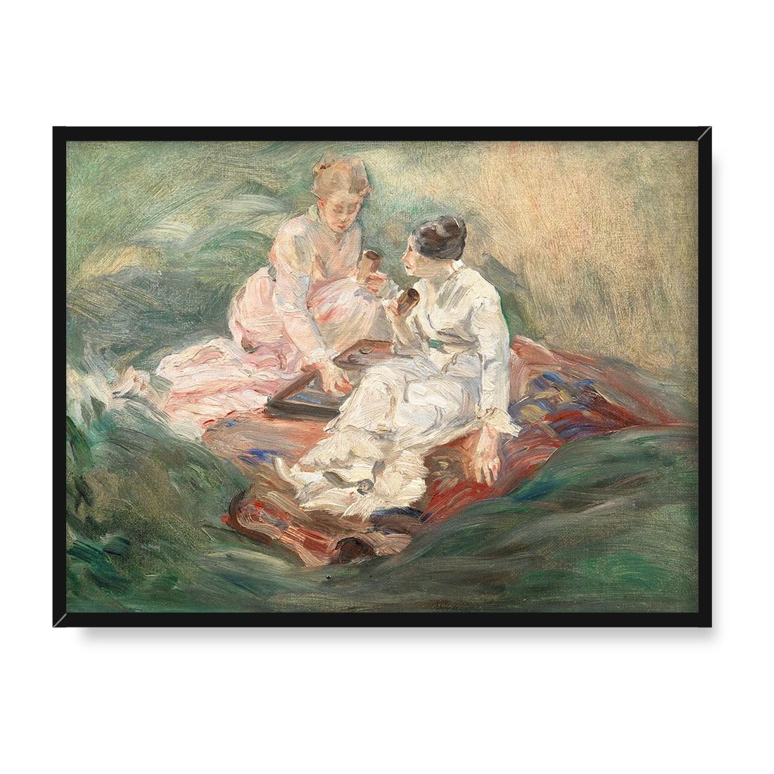 Marie Bracquemond Szkic do Gra w tryktraka 40x30 w RAMIE