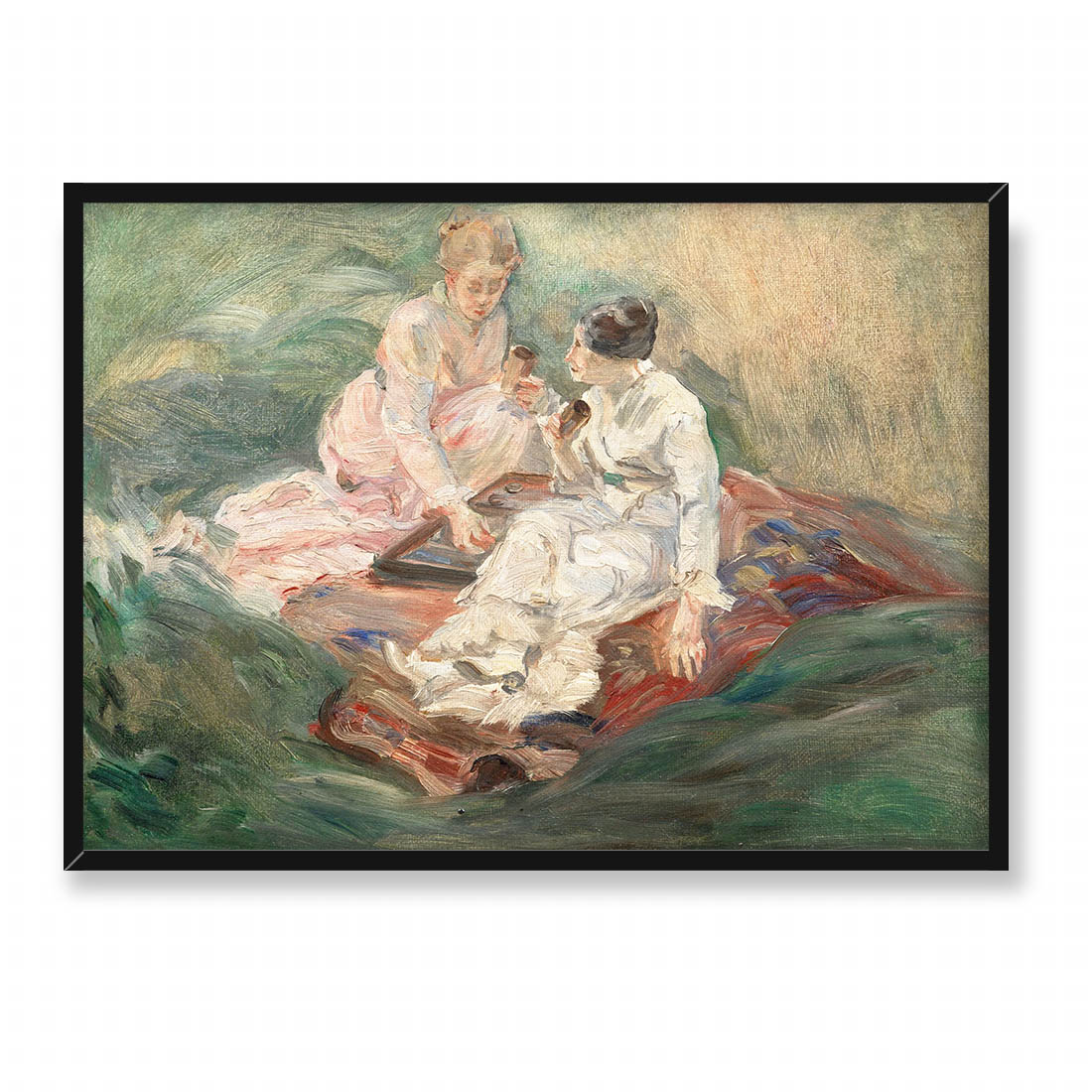 Marie Bracquemond Szkic do Gra w tryktraka 70x50