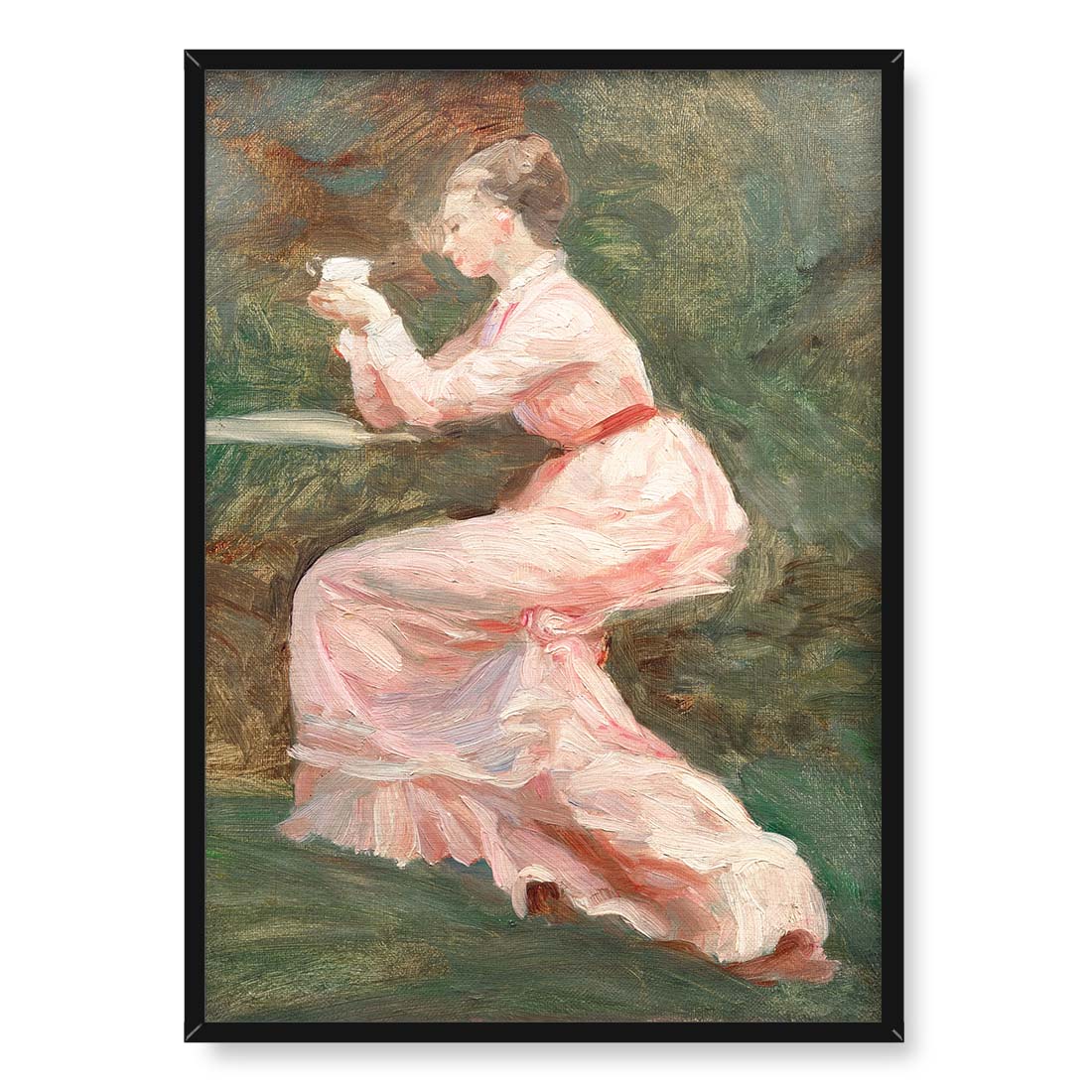 Marie Bracquemond Szkic do Widok z Divonne 50x70