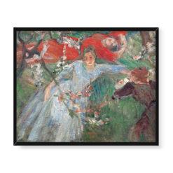 Marie Bracquemond Trzy kobiety leżące na trawniku 50×40