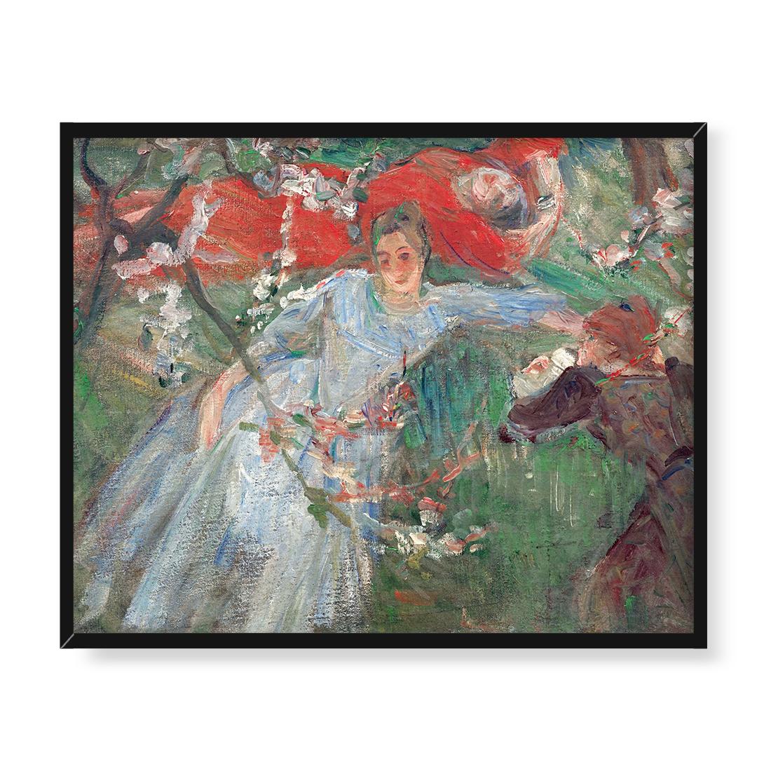 Marie Bracquemond Trzy kobiety leżące na trawniku 50x40 w RAMIE