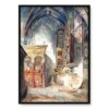 Marie Bracquemond Wnętrze kościoła 50×70 Marie Bracquemond Wnętrze kościoła 50×70