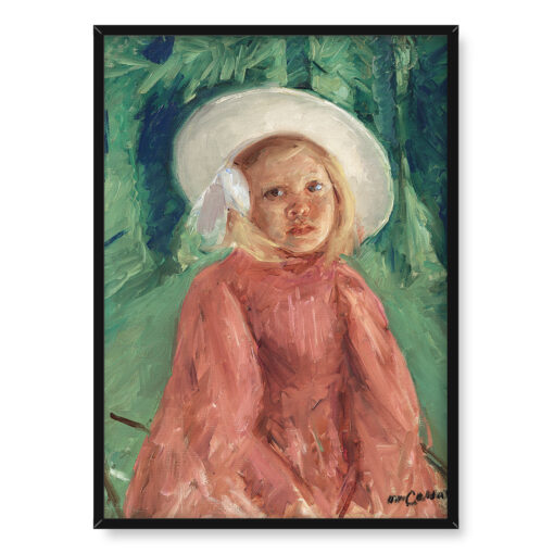 Mary Cassatt Dziewczynka w kapeluszu 50x70