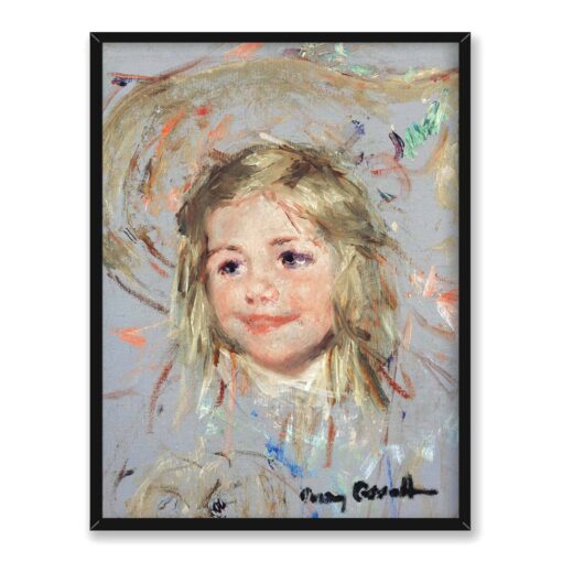 Mary Cassatt Głowa uśmiechniętego dziecka 30x40 w RAMIE