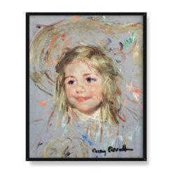 Mary Cassatt Głowa uśmiechniętego dziecka 40×50
