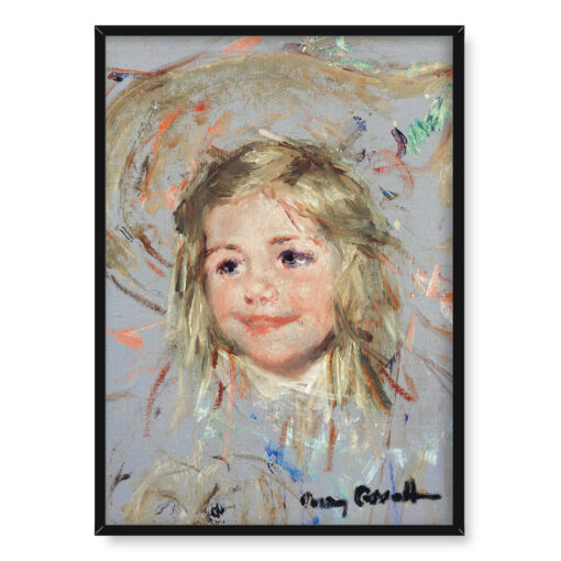 Mary Cassatt Głowa uśmiechniętego dziecka 50x70
