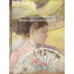 Mary Cassatt Młoda dama w loży — produkt cyfrowy do pobrania