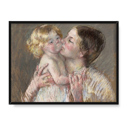 Mary Cassatt Pocałunek dla małej Ann 40x30 w RAMIE