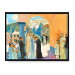 Maurice Denis Nawiedzenie w Finhaut 40×30