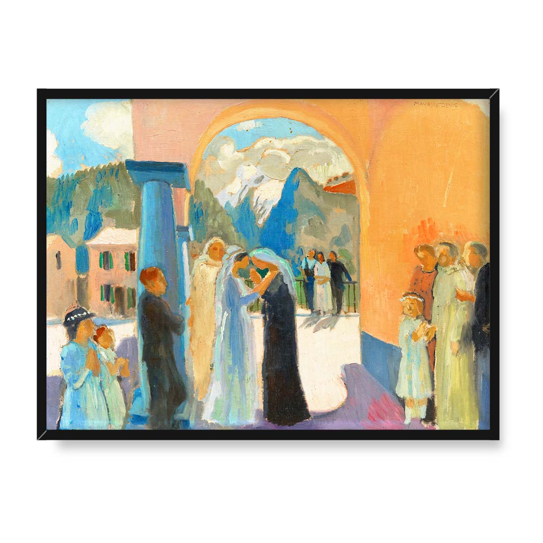 Maurice Denis Nawiedzenie w Finhaut 40x30