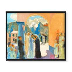 Maurice Denis Nawiedzenie w Finhaut 50×40