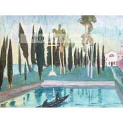 Maurice Denis Święty Franciszek na pustkowiu — produkt cyfrowy do pobrania