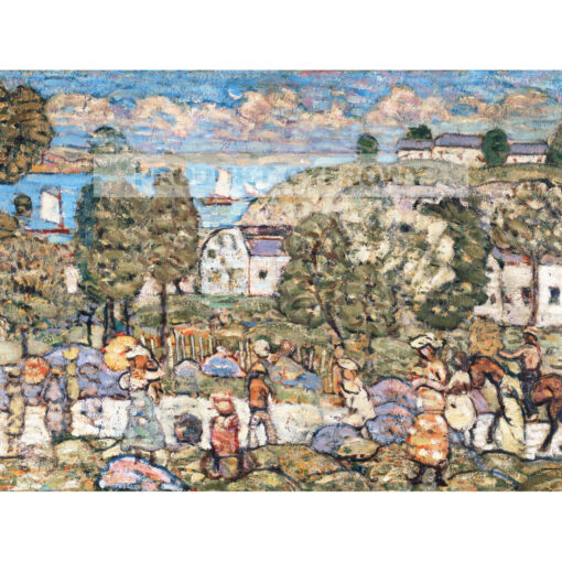 Maurice Prendergast Krajobraz w pobliżu Nahant — produkt cyfrowy do pobrania