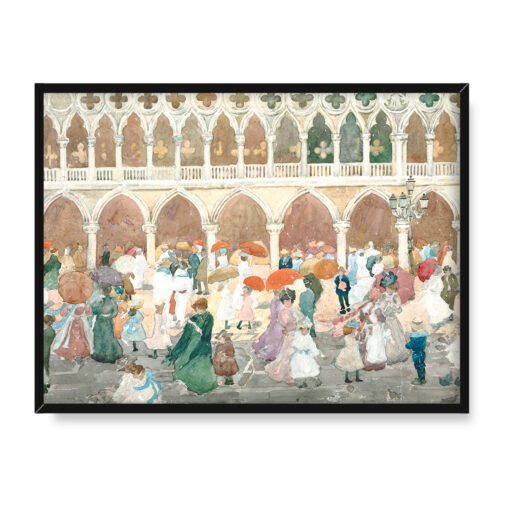Maurice Prendergast Piazzetta w słońcu Wenecja 40x30