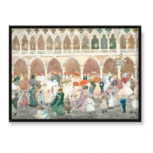 Maurice Prendergast Piazzetta w słońcu Wenecja 70x50