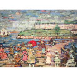 Maurice Prendergast Postacie na moście — produkt cyfrowy do pobrania