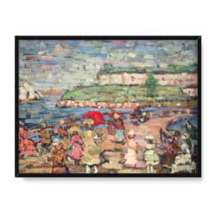 Maurice Prendergast Postacie na moście 40×30