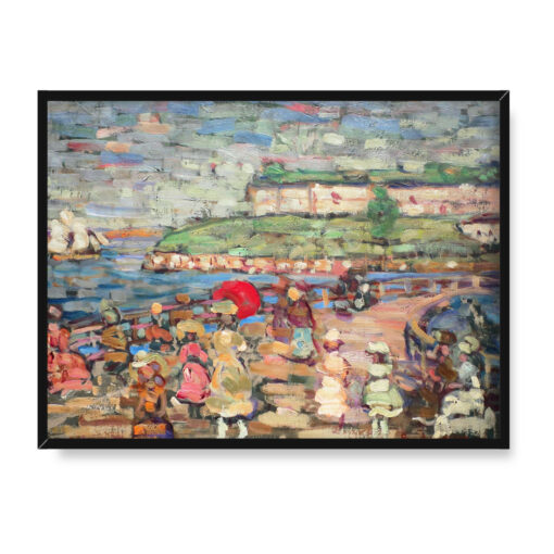 Maurice Prendergast Postacie na moście 40x30