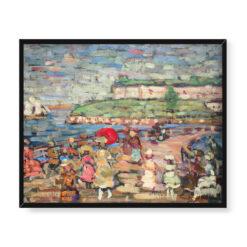 Maurice Prendergast Postacie na moście 50×40