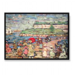 Maurice Prendergast Postacie na moście 70×50