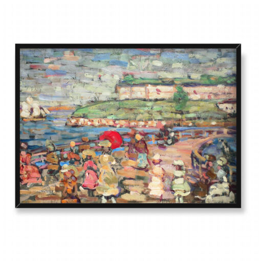 Maurice Prendergast Postacie na moście 70x50