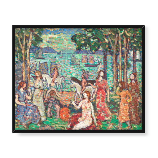 Maurice Prendergast Promenada 50x40 w RAMIE