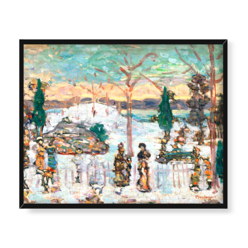Maurice Prendergast Śnieg w kwietniu 50x40