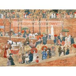 Maurice Prendergast Wzgórze Pincio Rzym — produkt cyfrowy do pobrania