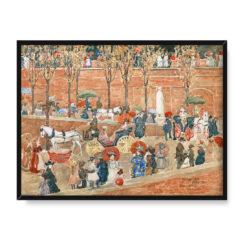 Maurice Prendergast Wzgórze Pincio Rzym 40×30