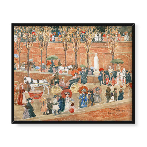 Maurice Prendergast Wzgórze Pincio Rzym 50x40 w RAMIE