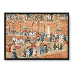 Maurice Prendergast Wzgórze Pincio Rzym 70×50