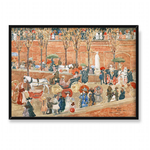 Maurice Prendergast Wzgórze Pincio Rzym 70x50