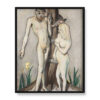 Max Beckmann Adam i Ewa 40×50 w RAMIE