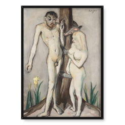 Max Beckmann Adam i Ewa 50×70