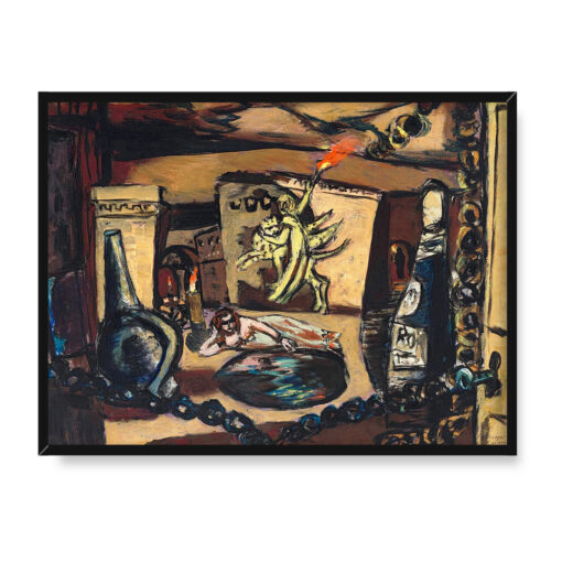 Max Beckmann Apollo 40x30 w RAMIE
