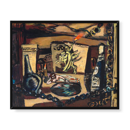 Max Beckmann Apollo 50x40 w RAMIE