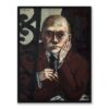 Max Beckmann Autoportret przy barze 30×40