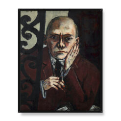 Max Beckmann Autoportret przy barze 40×50