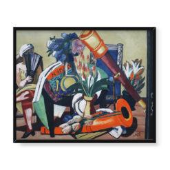 Max Beckmann Duża martwa natura z teleskopem 50×40