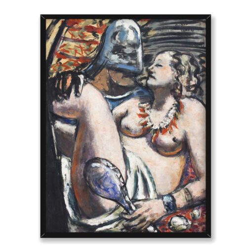 Max Beckmann Mars i Wenus 30x40 w RAMIE
