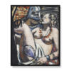 Max Beckmann Mars i Wenus 40×50 w RAMIE