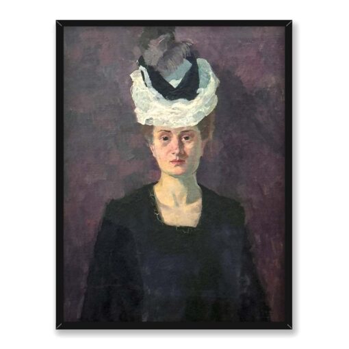 Max Beckmann Portret Minny Tube-Beckmann 30x40