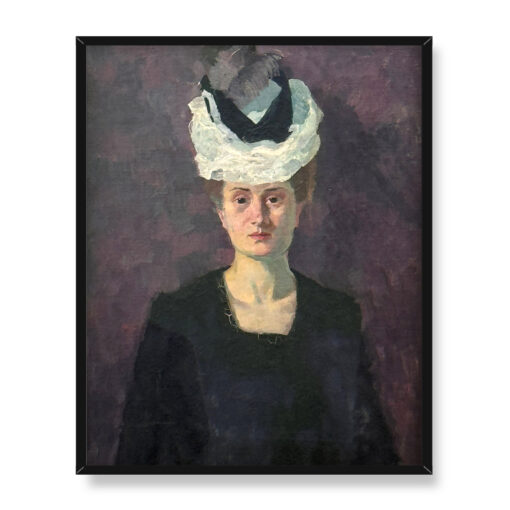 Max Beckmann Portret Minny Tube-Beckmann 40x50 w RAMIE