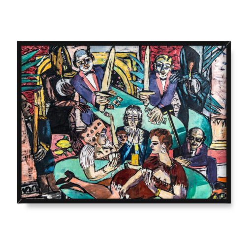 Max Beckmann Sen o Monte Carlo 40x30 w RAMIE